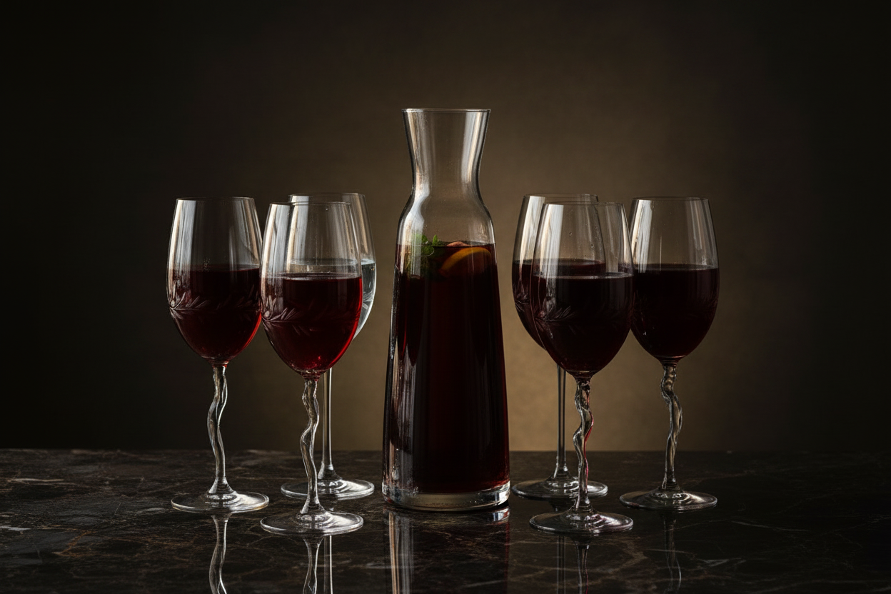 Komplett set (Glas + Karaff)