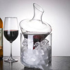 Europé Ice Lux Vinkaraff - Modern Europeisk karaff med ishink stativ - GlasGalleriet.se