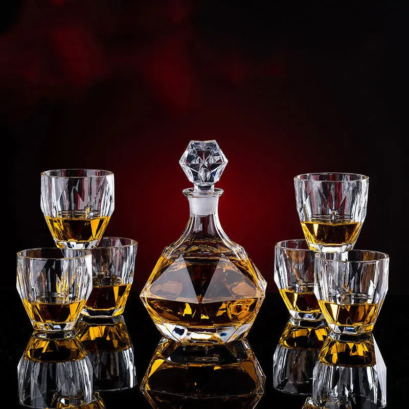 Royal diamond Whisky SET (6 glas & 1 Karaff) - GlasGalleriet.se